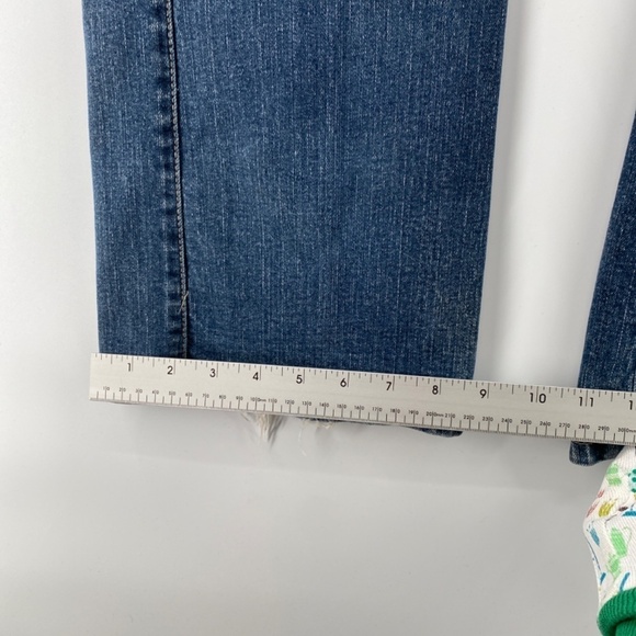 Lee Jeans Womens 12 M High Rise Boot Cut Light Blue Denim 100% Cotton 5 Pocket - Picture 7 of 13